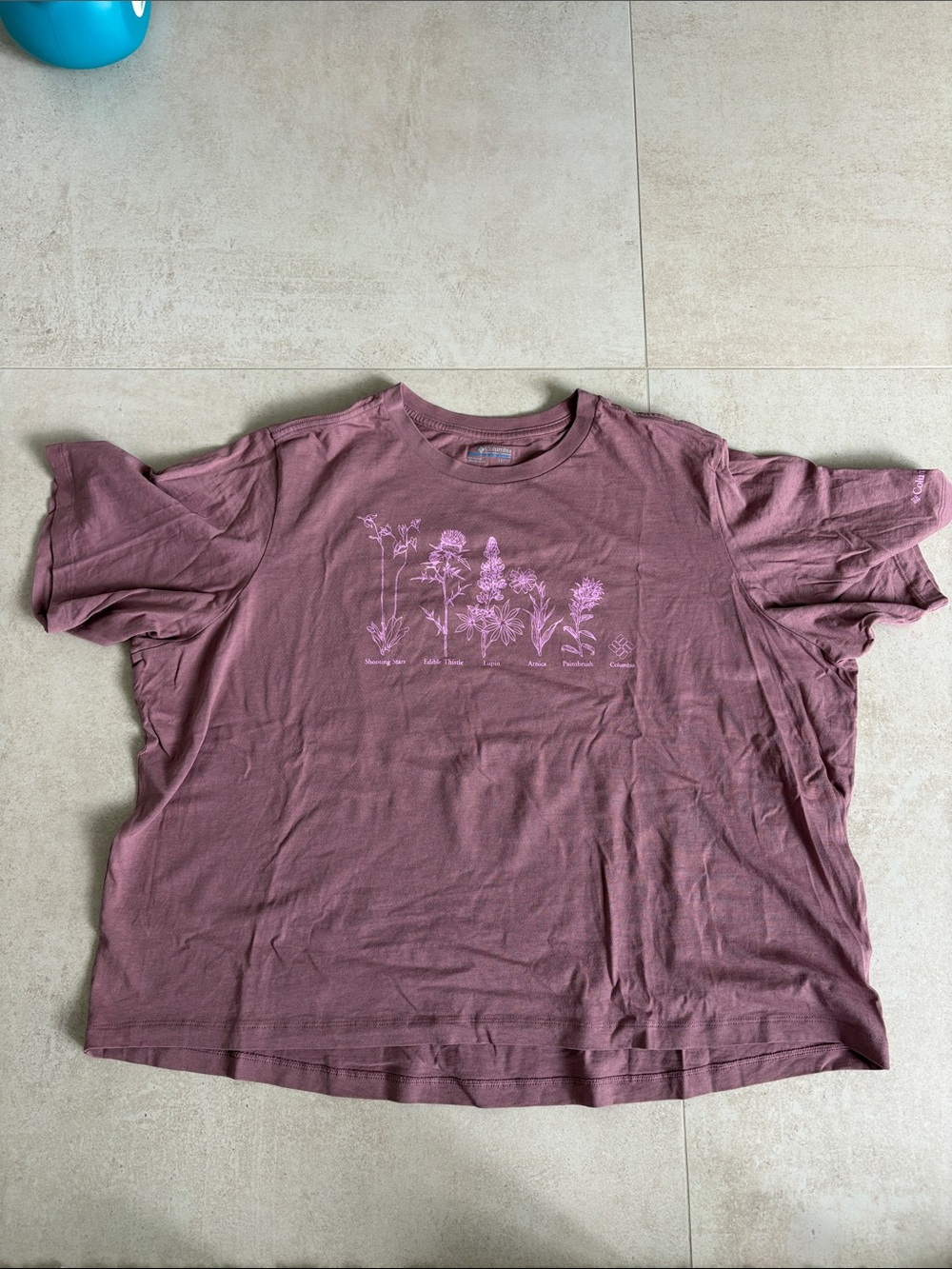 Columbia Women's Short Sleeve Graphic Tee - Dusty Rose